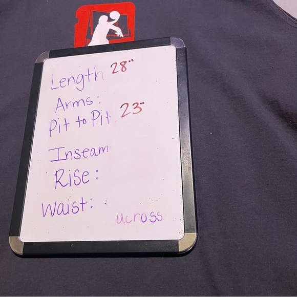 Adidas Basketball Logo Graphic Gray Red Sleeveless Tank Top Shirt Mens Size L - Picture 5 of 7